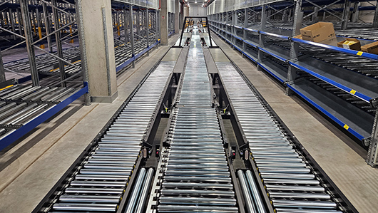 Bausch Lomb conveyor system